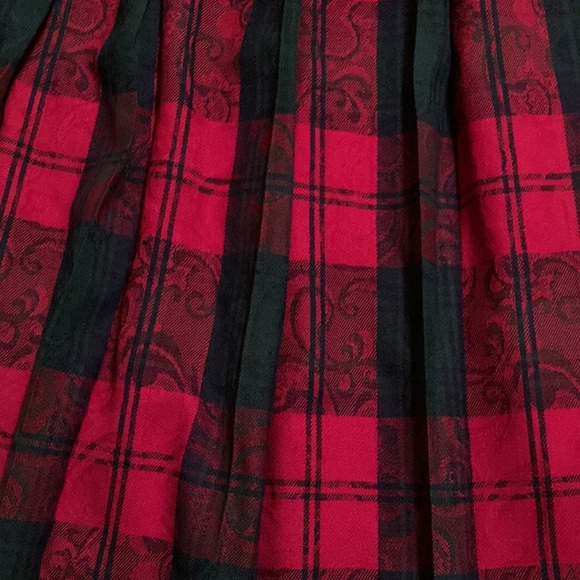 Pendleton tartan plaid pleated midi skirt - Picture 3 of 12